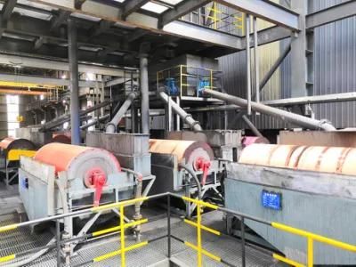 High Recovery Rate Magnetitie Ore Permanent Magnetic Drum Separator