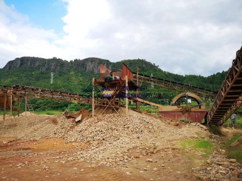 Full Sets Alluvial Rock Deposit Silica Sand Processing Equipment
