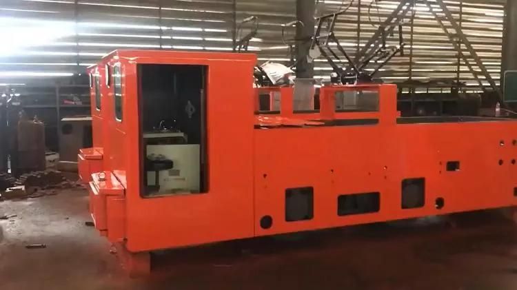Hot Sale 1.5 Tons Mining Electrical Battery Overhead Trolley Rail Locomotives