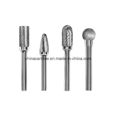 Double Cut Tungsten Carbide Rotary Burrs3mm for Deburring and Finishing
