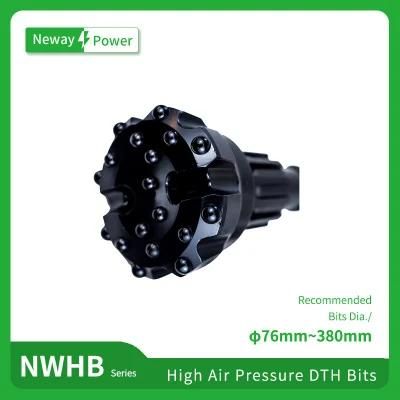 76-380mm DTH Drilling Rig Tools for DHD360 High Air Pressure Rock Button Bits DTH Hammer ...