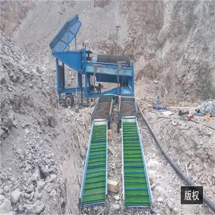 High Efficience Diesel Gold Mining Machine Gold Mining Plant Gold Washing Screen