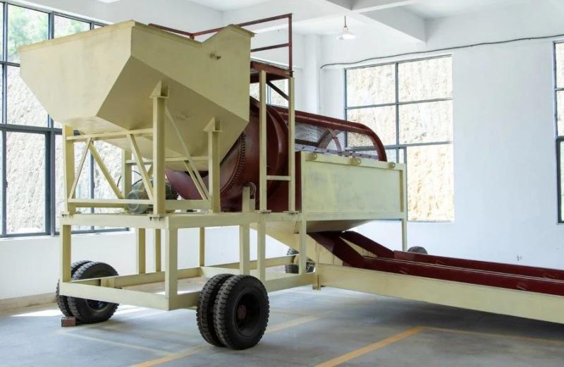 Gold Diamond Tantalite Ore Mobile Washing Processing Plant