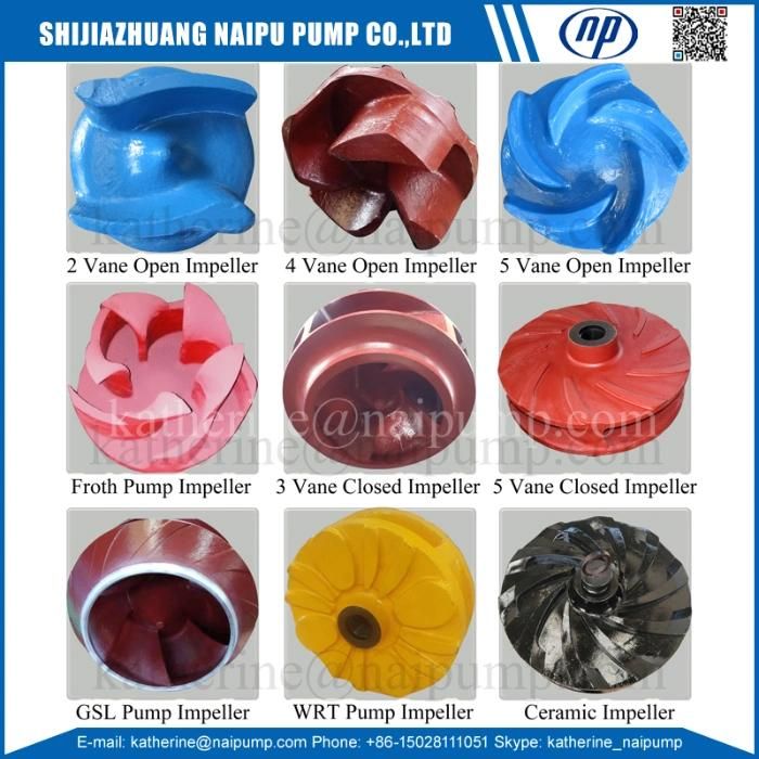 Naipu 4ahf Horizontal Froth Pump Eahf4056qu1a05 Impeller