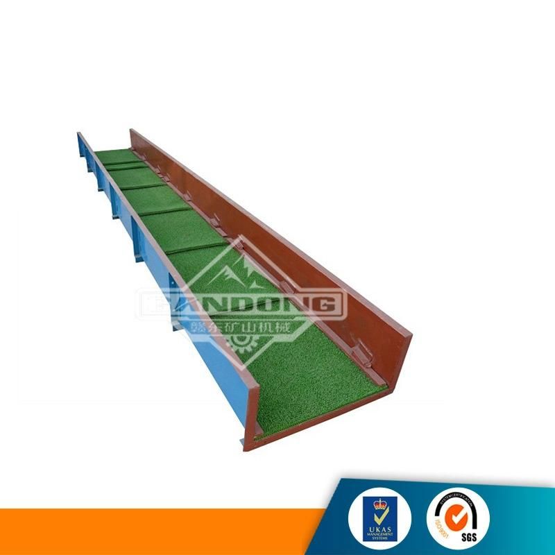 Vibrating Sluice Box for Alluvial Gold Processing Plant Trommel Washing Plant