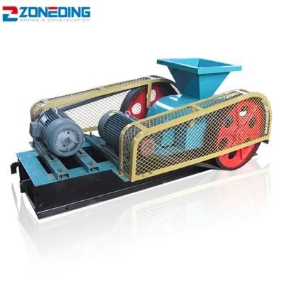 Small Size Lab Double Roll Crusher for Grinding Mini Stone Rocks