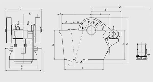 Hot Sale 110kw 155t/H Heavy Duty Jaw Crusher Machine Manufacturer