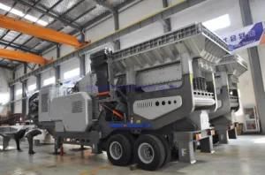 Limestone Mobile Impact Stone Crusher Screening