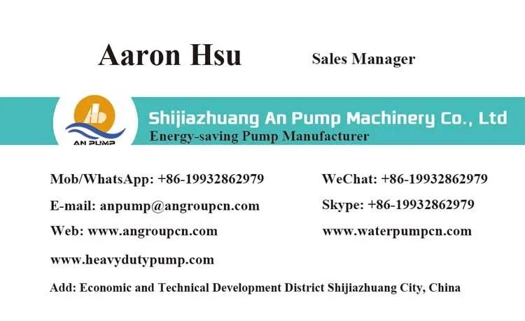 High Efficiency Gravel Dredging Mud Sand Pump