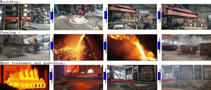 Manganese Steel Shredder Parts Riverside Terex Symons Stone Crusher Hammer