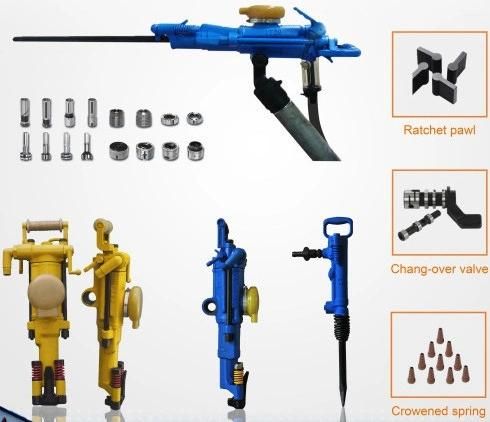 Yt27 Pneumatic Rock Drill Air Leg Jack Hammer for Quarrying Demolition for Mining