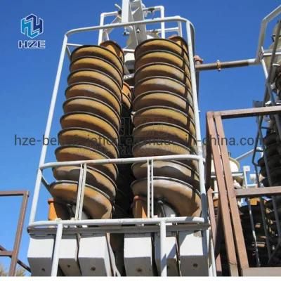 Barite Minerals Spiral Concentrator for Gravity Concentration Processing Plant