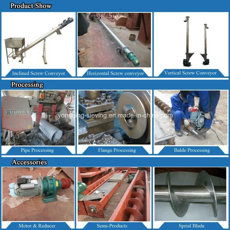 Small Stainless Steel Grain Hopper Screw Conveyor for Silo (LS-160)