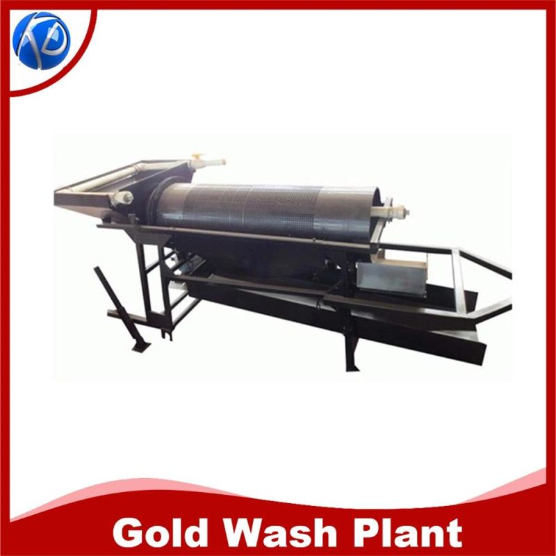 Keda Gold Mining 100tph Mining Equipment Portable Gold Trommel Machine