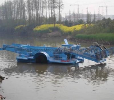 Fully Automatic Mowing Boat Aquatic Weed Harvester