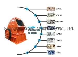 High Quality Low Price Heavy Hammer Crusher for Quartz Glass Gypsum Concrete Chalk