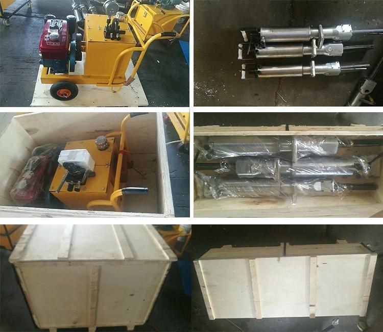 Diesel Engine Rock Concrete Splitter Hydraulic Stone Splitting Machine