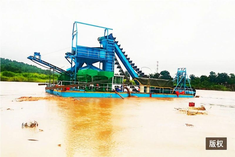 Keda Bucket Trommel Gold Suction Dredge/Gold Wash Dredge in Mali