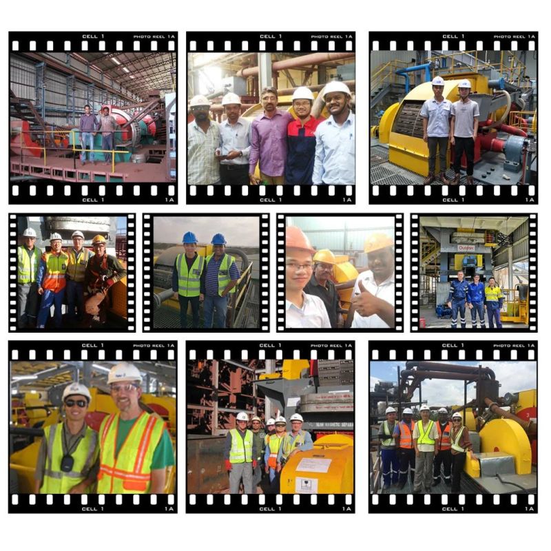 Energy Saving and High Efficiency Rotary Drum Screen Mining Machine with ISO Approval