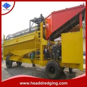 Movable Mini Gold Trommel Wash Plant/Small Scale Gold Mining Equipment/Small Gold Washing ...