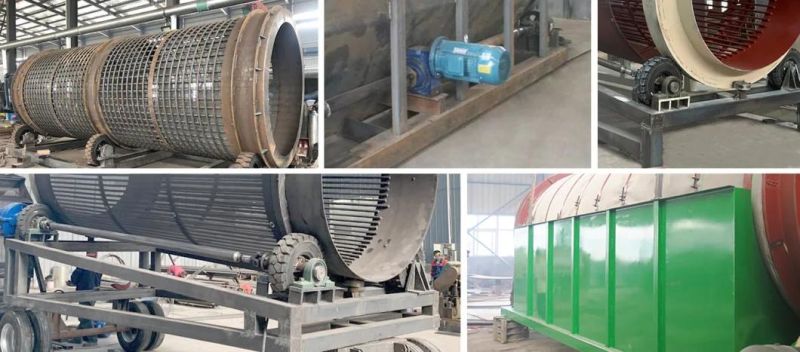 High Quality Drum Screen Industrial Compost Drum Sieve