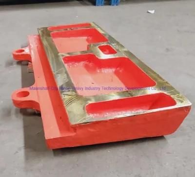 Mn18cr2 Mn22cr2 Casting Deflector Plate for Cj412 Cj612 Cj613 Jaw Crusher Repalcement ...