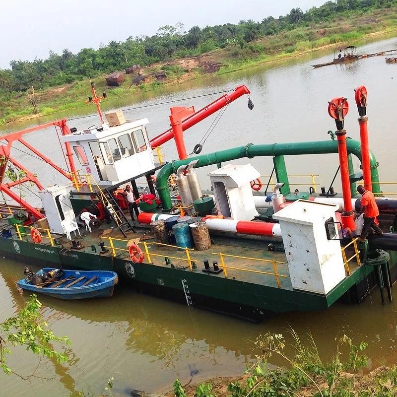 Low Price Clear Water Flow 2000 Cubic Meter Cutter Suction Dredger with Hydraulic Control System for Sea Sand