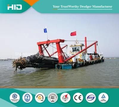 Bangladesh Marketing 18 Inch 3500 M3/H Capacity Cutter Suction Dredger for Dredging Mud
