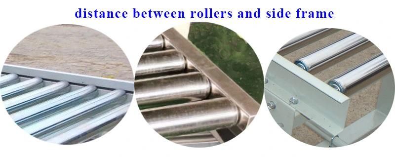 Portable Manual Gravity Roller Conveyor with Worktable