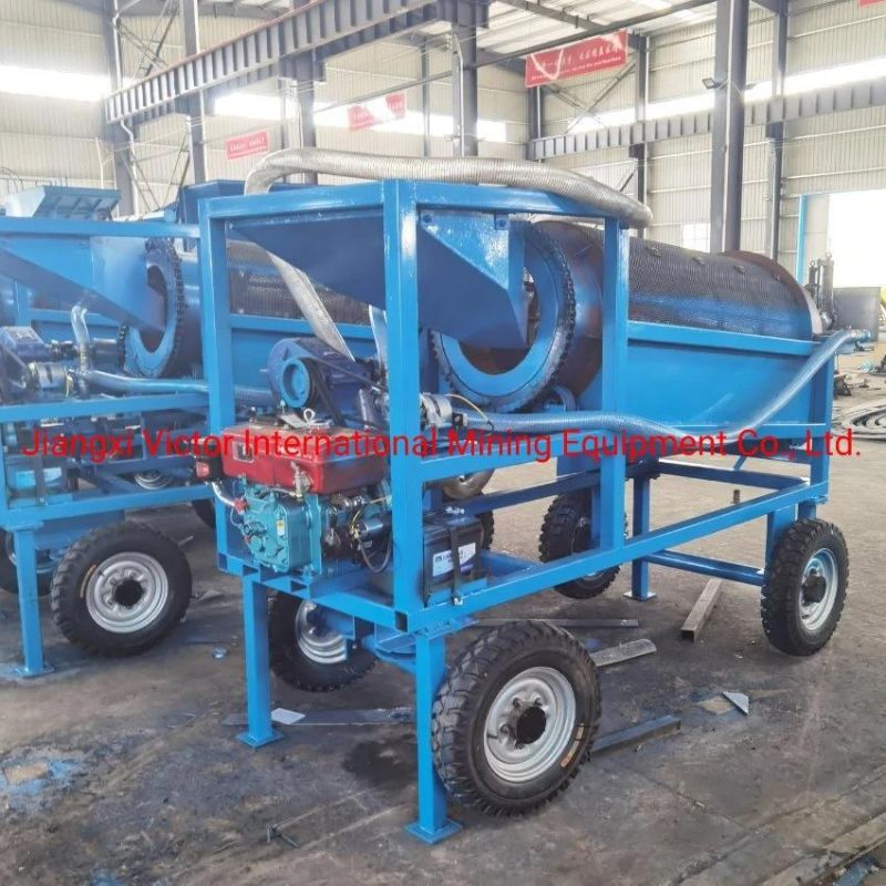 Mini Mobile Gold Trommel Screen for Sale