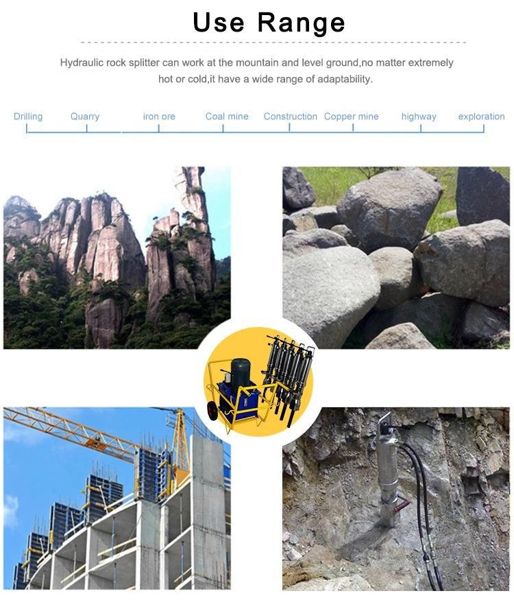 2000t Fast Speed Hydraulic Diesel Rock Splitter