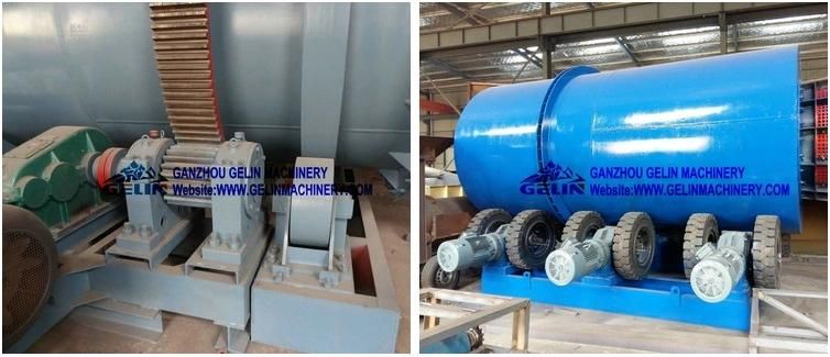 Rotary Scrubber Machine for Chromite Gold Diamond Zircon Washing