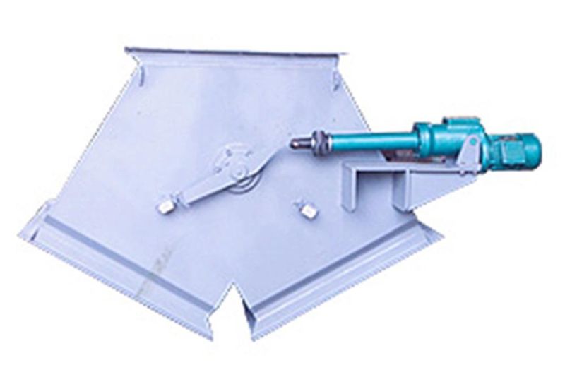 Mining Four Way Diverter Valve Pneumatic Motorized Diverting Gate for Materials Discharging