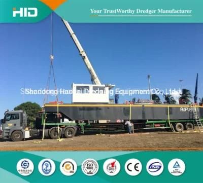 HID Modular Barge for Excavator Backhoe Dredger Working in UAE River