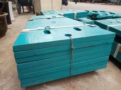 Mineral Jaw Crusher Wear Spare Parts Cheek Plate Protection Plate Suit Nordberg C130 C140 ...