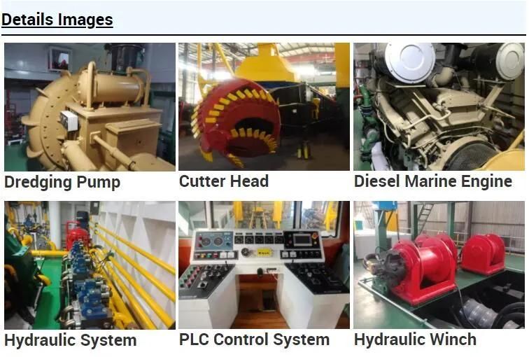 Diesel Powered 26′′cutter Suction Dredger in Stock for Sale 6000m3/H Cummins engine