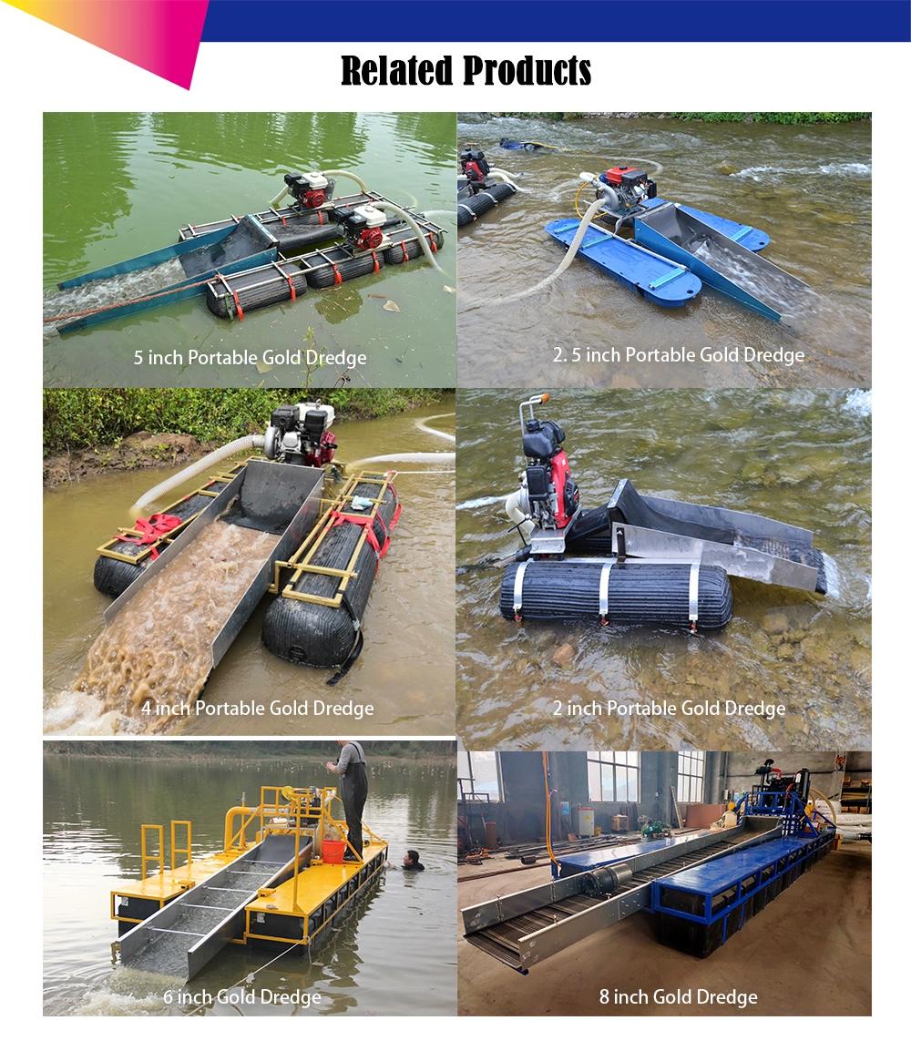 6inch Mini Gold Dredge Gold Mining Machine for Sale
