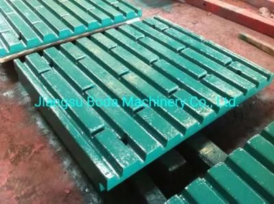 814326151800 Jaw Plate for C125 Jaw Crusher Manganese Spare and Wear Part