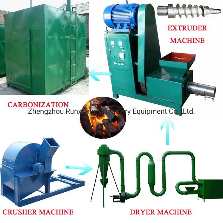 China Factory Charcoal Coal Powder Briquette Extruder Making Machine (WSMB)