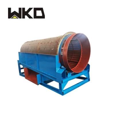 Portable Alluvial Gold Trommel with Carpet Washing Machine in Ghana