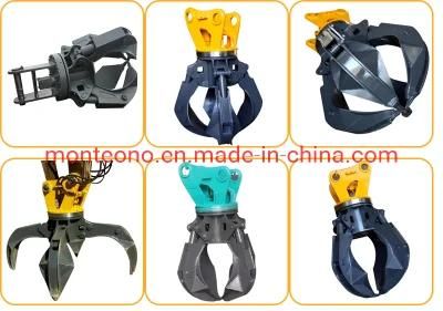 Hydraulic Grapple Hydraulic Orange Peels Bulk Grab for Handling Scrap