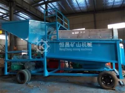 Gold Mining Equipment Gold Washing Plants Mobile Trommel Screen for Rock Gold and Sand ...