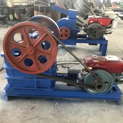 Small Scale Gold Ore Crushing Plant Portable Jaw Stone Crusher Granite Diesel Engine Rock ...