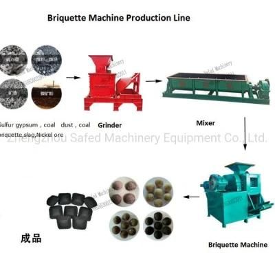 Coke Powder/Coal Powder/ Charcoal Powder/Gypsum Power Briquettes Press Making Machine ...