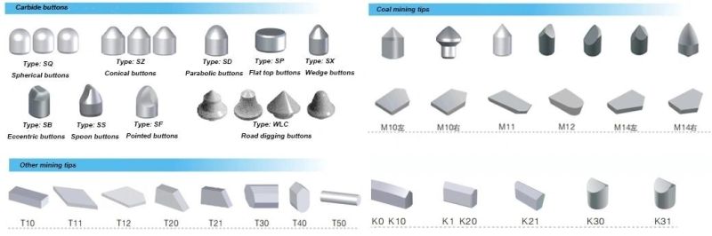 High Quality Tungsten Carbide Buttons for Drill Bits