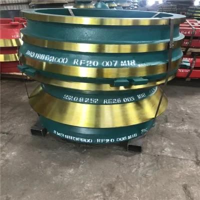 High Quality Nordberg Gp330 Cone Crusher Spare and Wear Parts Mantle Concave Bowl Liner ...