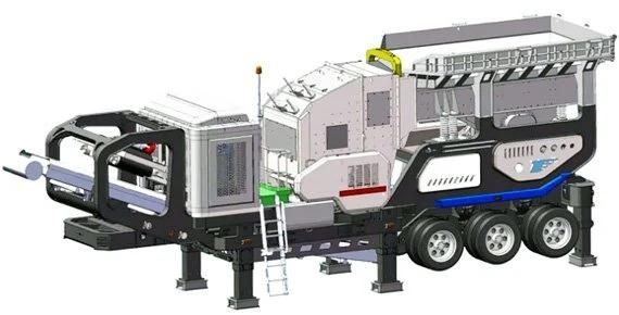Sbm German Technical Portable Crusher Mobile Plant Mobile Track Crusher Plant
