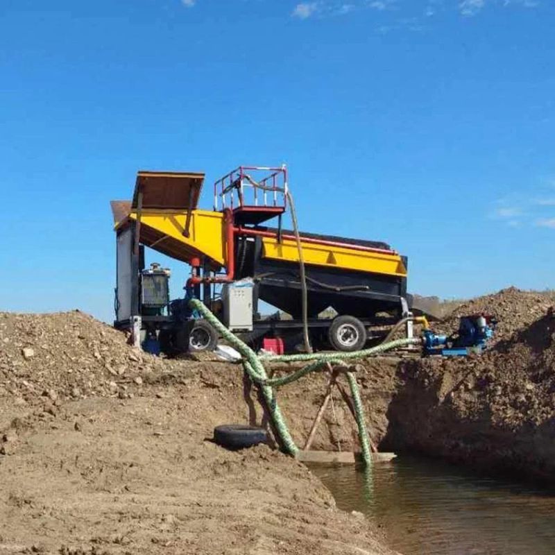 Gold Refinery Trommel Washing Plant Machine for Gold Panning Project