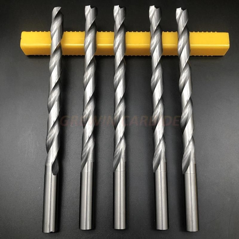 Gw Carbide Drilling Tool-Tungsten Carbide Coolant Hole Drill Size 31/64"X6"X8" for Machining 12L14steel