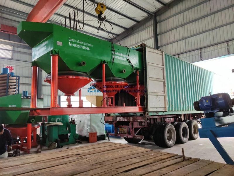 100tph Alluvial Wolframite Ore Separating Equipment Jig Separator